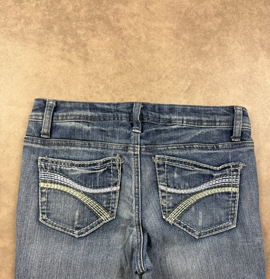 Y2K Bootcut Frauen Jeans | S