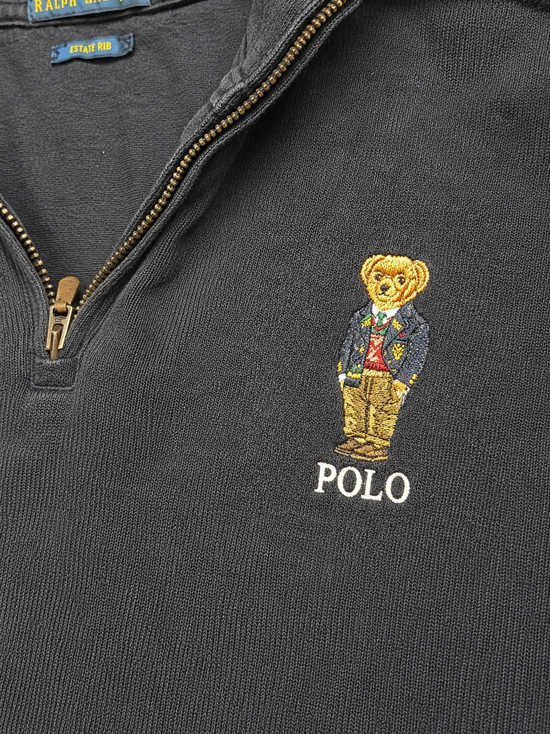 Ralph Lauren Bear Quaterzip | M