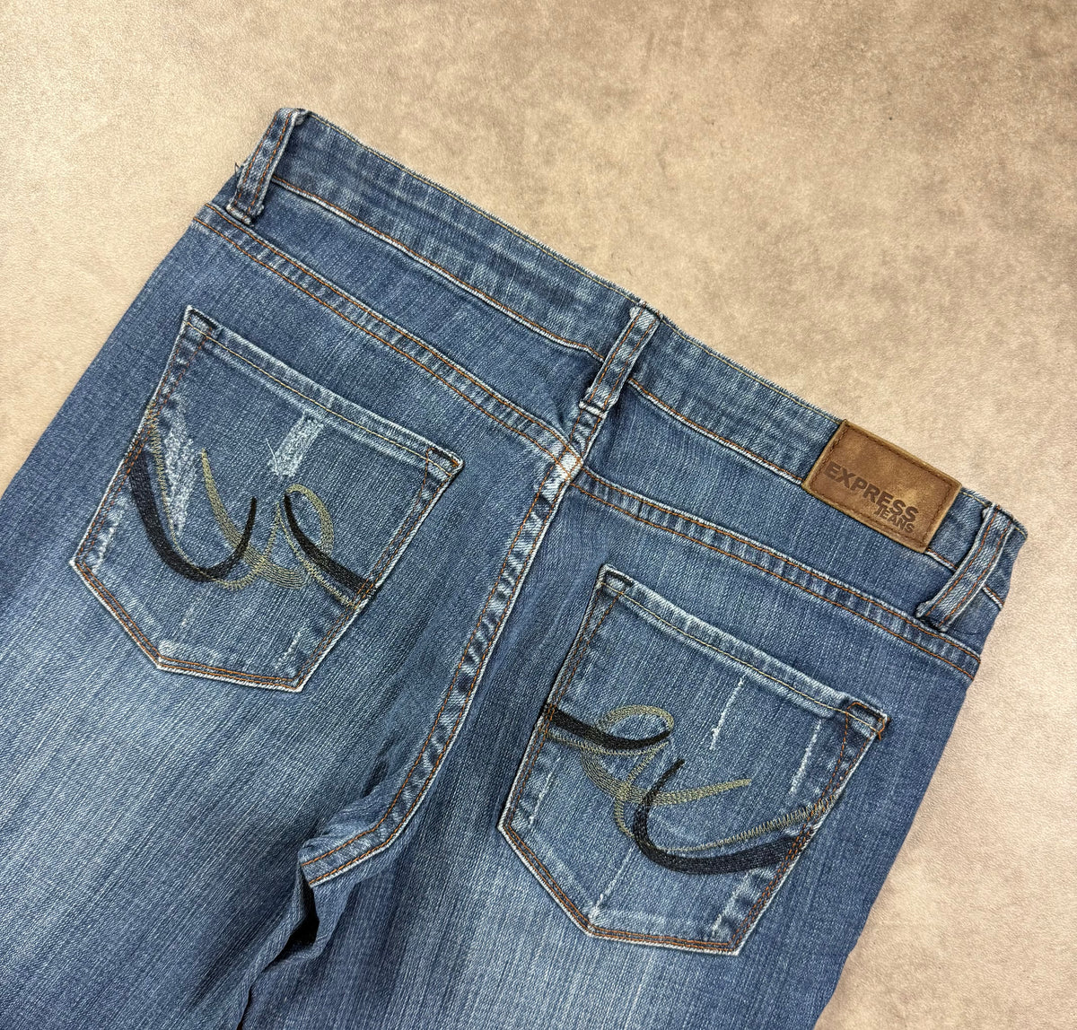 Y2K Bootcut Frauen Jeans | M