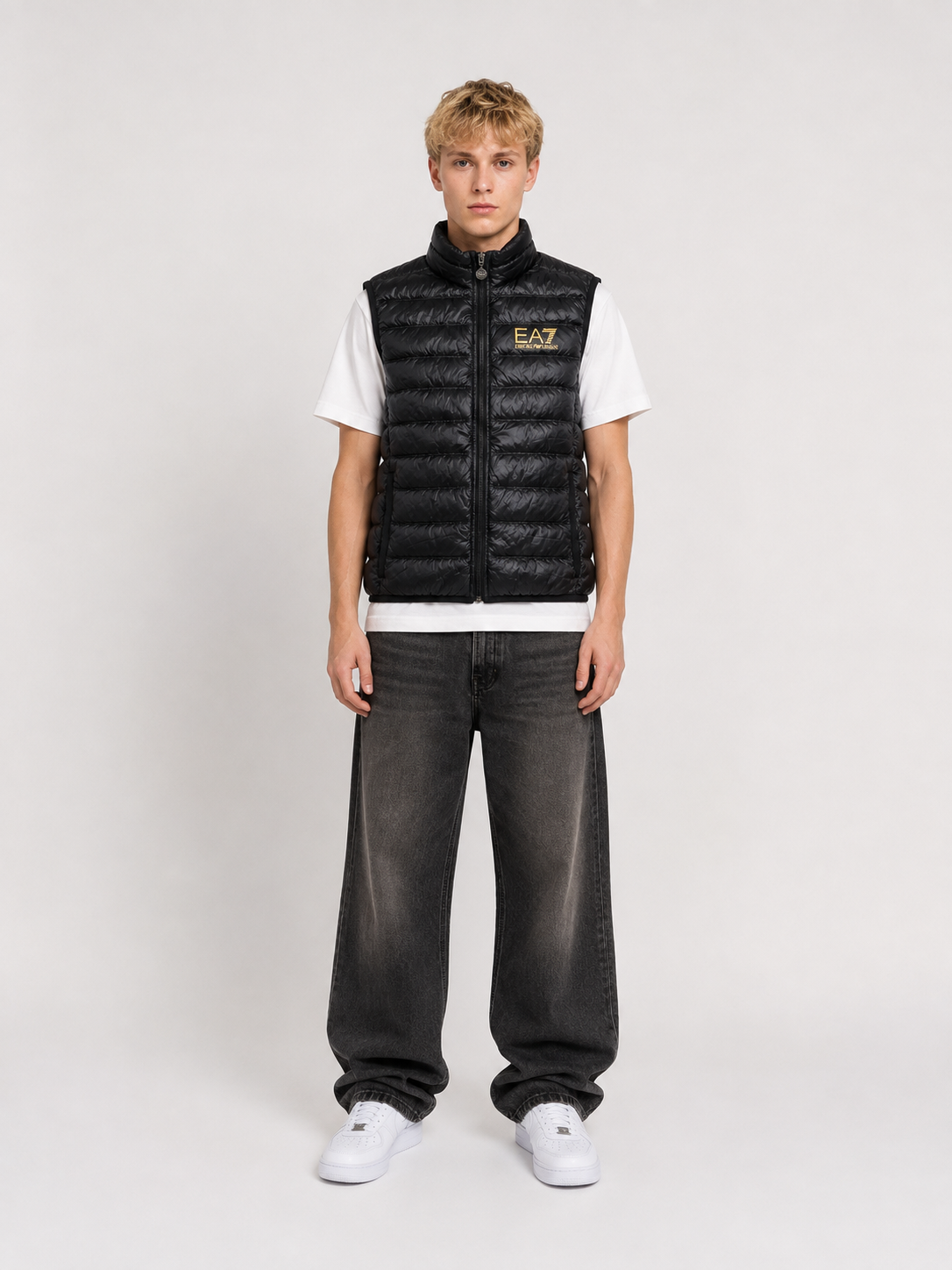 EA7 Weste schwarz | S