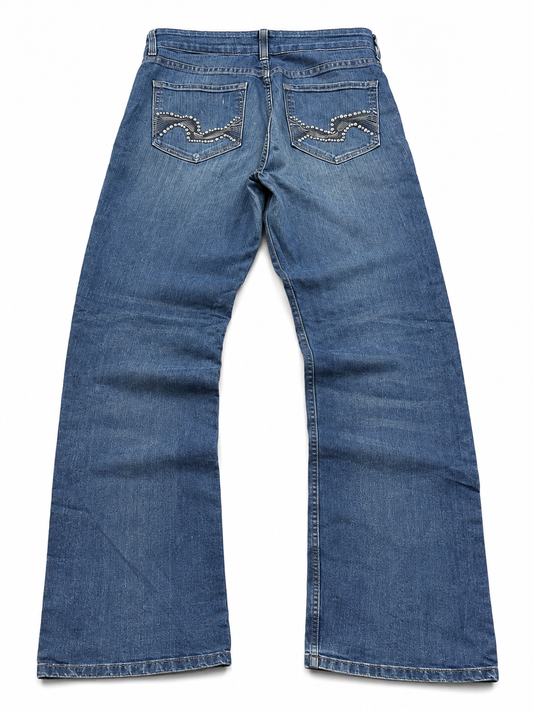 Y2K Bootcut Frauen Jeans | M