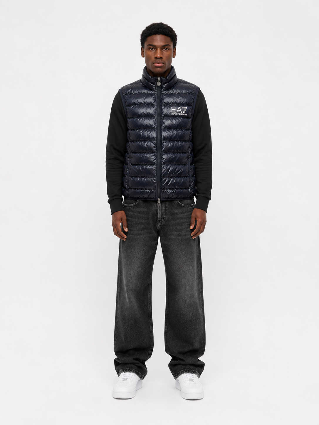 EA7 Weste dunkel Blau | S