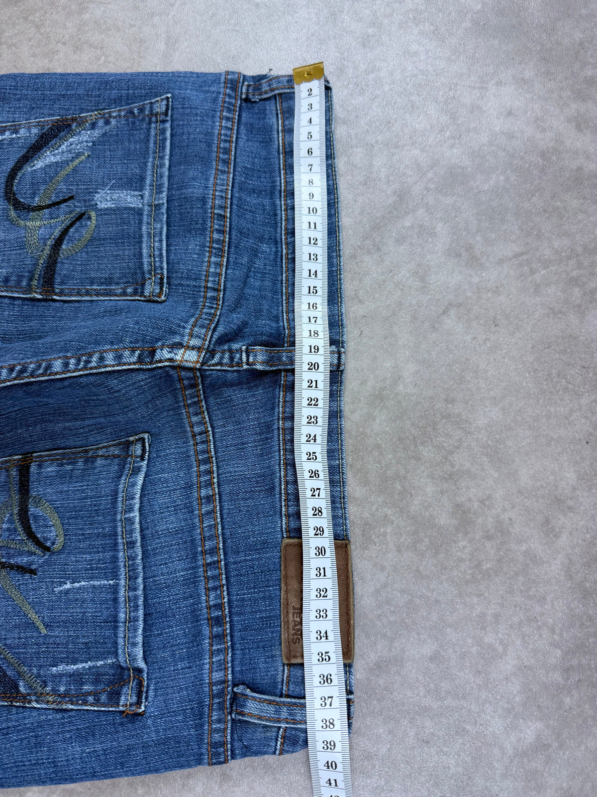 Y2K Bootcut Frauen Jeans | M