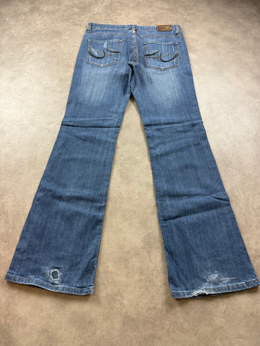 Y2K Bootcut Frauen Jeans | M