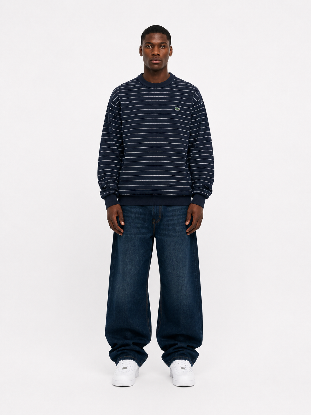 Lacoste Sweater gestreift | M