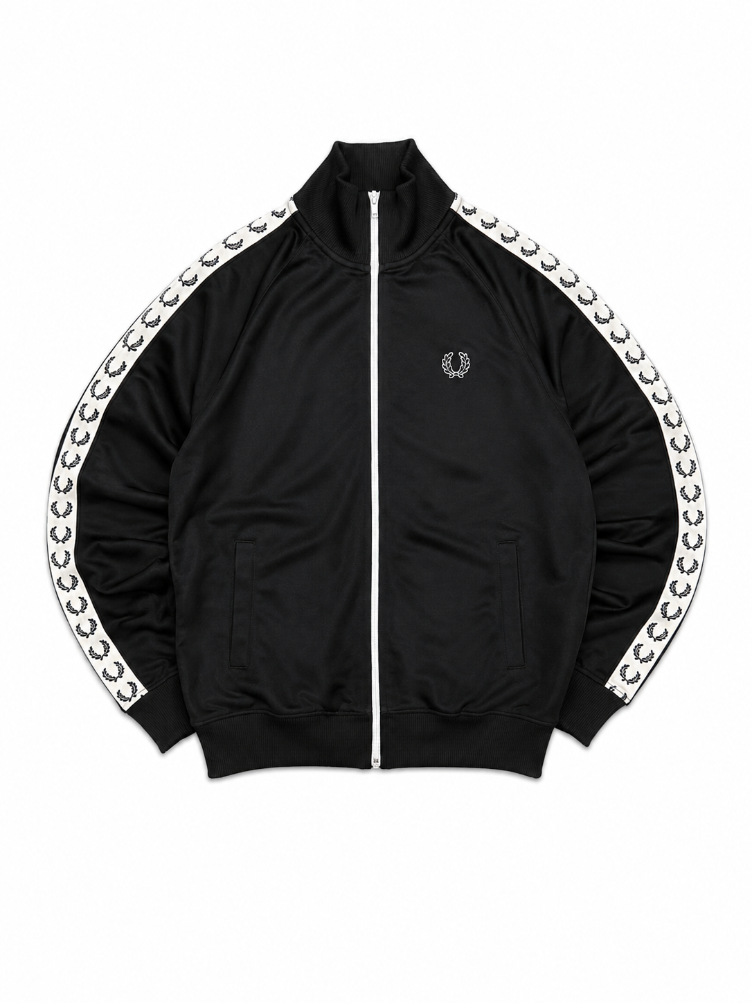 Fred Perry Trackjacket Schwarz | S